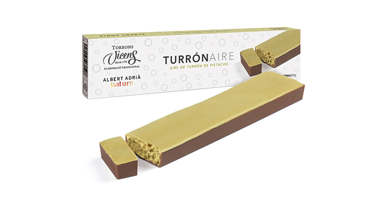 Torrons Vicens aire pistacho