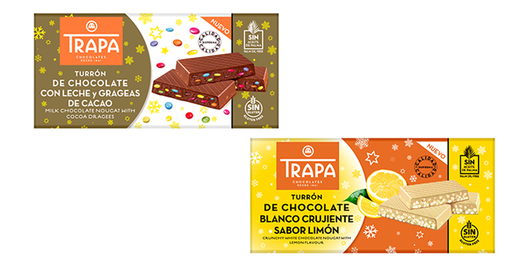 Turrones Trapa presenta sus novedades con sabores tradicionales y para más atrevidos