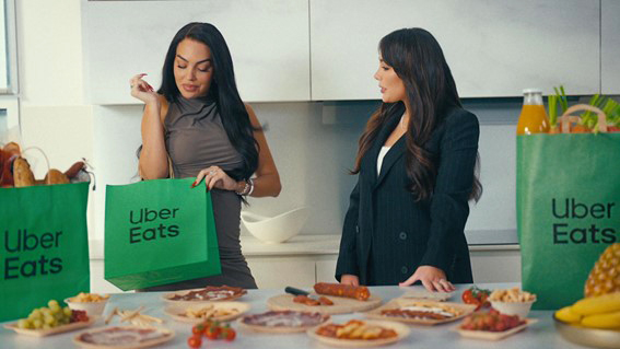 Georgina Rodríguez se alía con Uber Eats para promocionar este servicio de comida a domicilio
