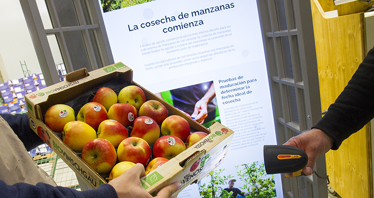 Manzanas ecológicas con nombre y apellidos de Bio Val Venosta