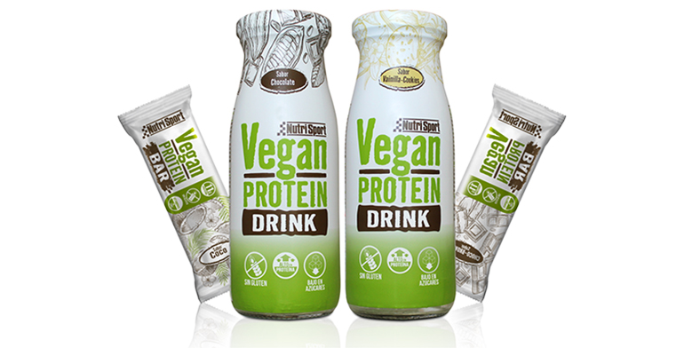 Vegan Protein Drink y Vegan Protein Bar, dos nuevos complementos veganos para cubrir las necesidades diarias de proteína