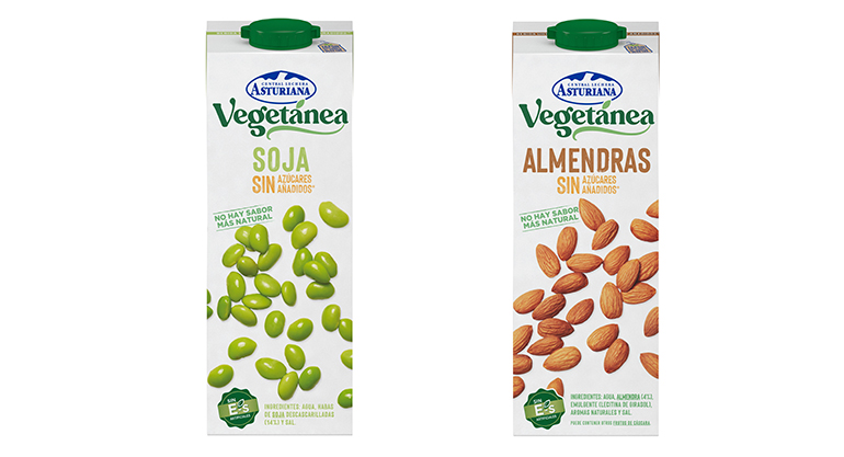 Vegetánea, nueva gama de bebidas 100% vegetales de Central Lechera Asturiana