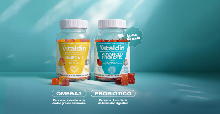 Vitaldin refuerza su propuesta de bienestar con nuevas gummies de Omega 3 y Probiótico