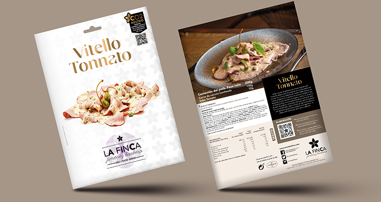 Vitello Tonnato, un entrante típico italiano listo para servir