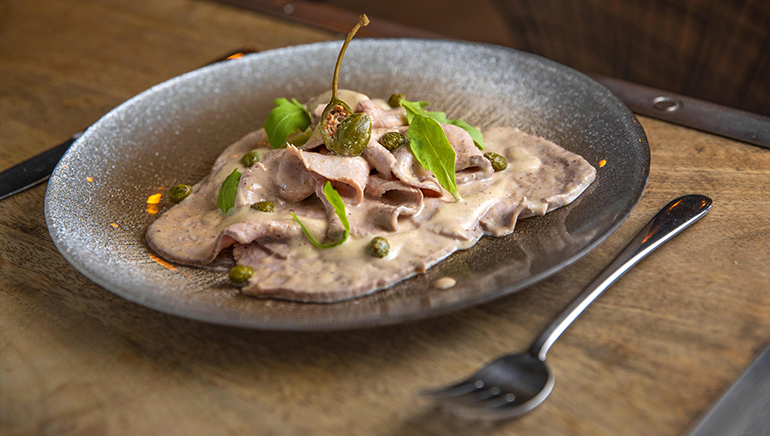 Vitello Tonnato, entrante italiano de La Finca