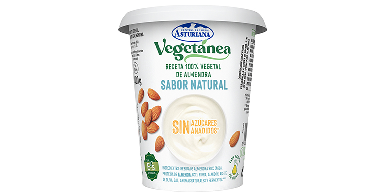 Central Lechera Asturiana presenta el yogur natural de Vegetánea